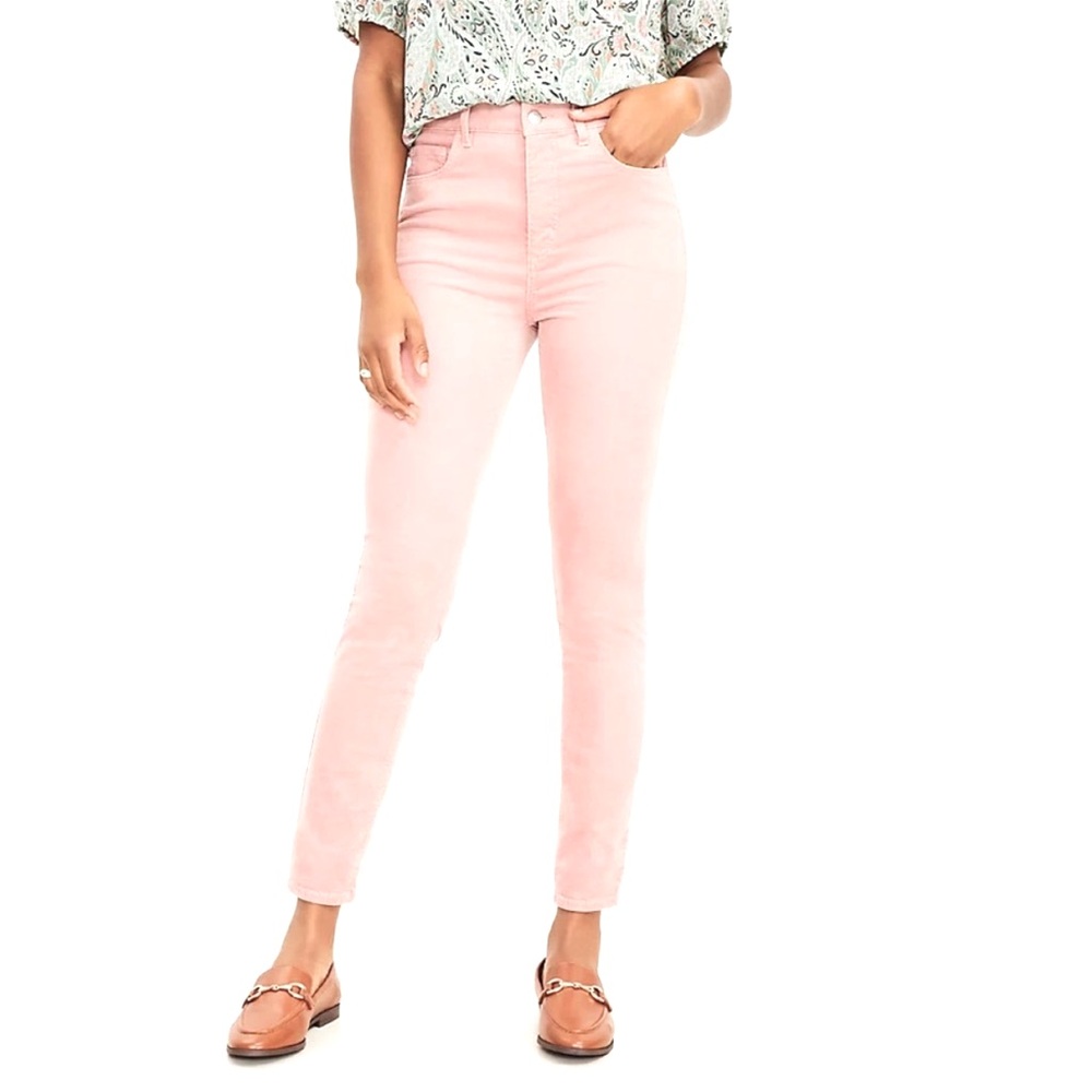 NWT Ann Taylor LOFT The Skinny Regular Baby Pink Jeans 26/2